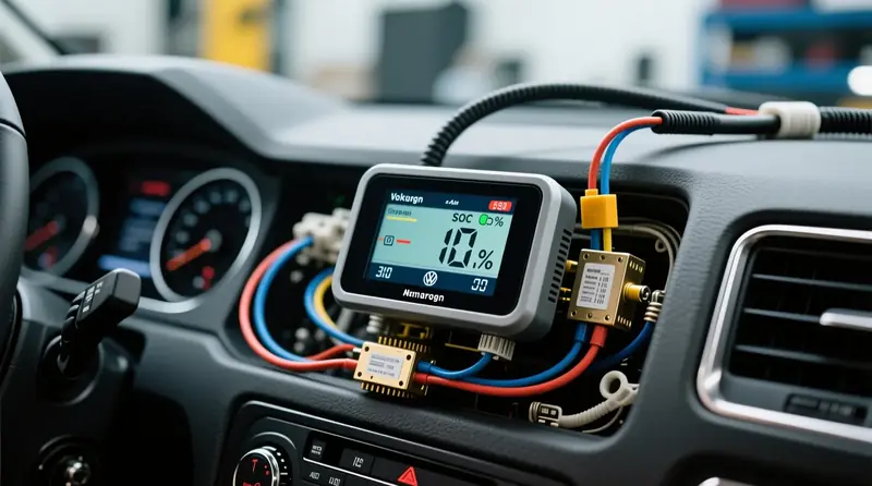 Baterijos monitorius: šunto vs voltmetro sistemos palyginimas