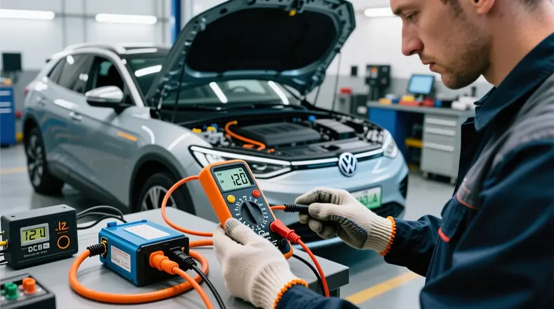 DC-DC keitiklio gedimų diagnozavimas elektromobilyje