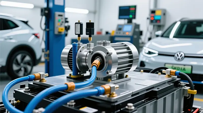 EV akumuliatoriaus šaldymo diagnostika: pompos ir jutikliai