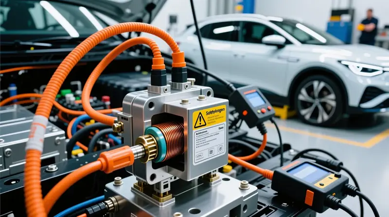 HV kontaktorių gedimų diagnostika elektromobilyje