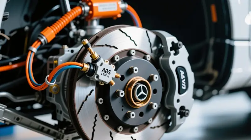 Hibridinio automobilio rato greičio sensoriaus ir regeneratyvinio stabdymo sistemos komponentai detaliai