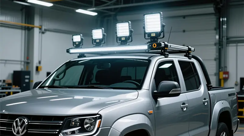 2800lm vs 30000lm: Kompaktiškų LED Darbo Žibintų Testas