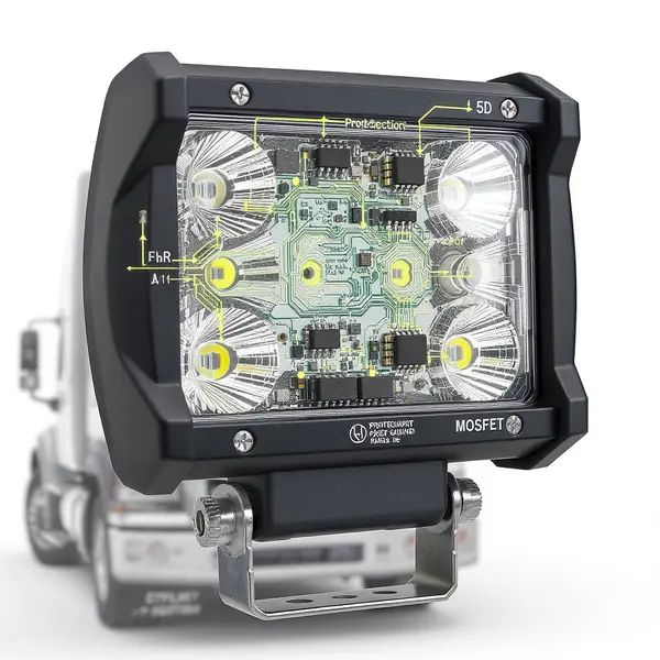 LED Darbo Žibintų Polarumo Apsauga: MOSFET Technologijos