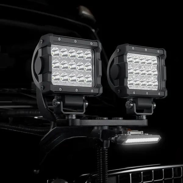 LED darbo žibintų montavimo sprendimai vibracijos atsparumui