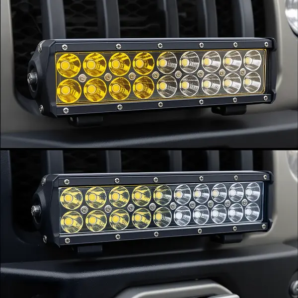 LED Bar Žibintų UV Atsparumas: Polikarbonato vs Stiklo Lęšiai