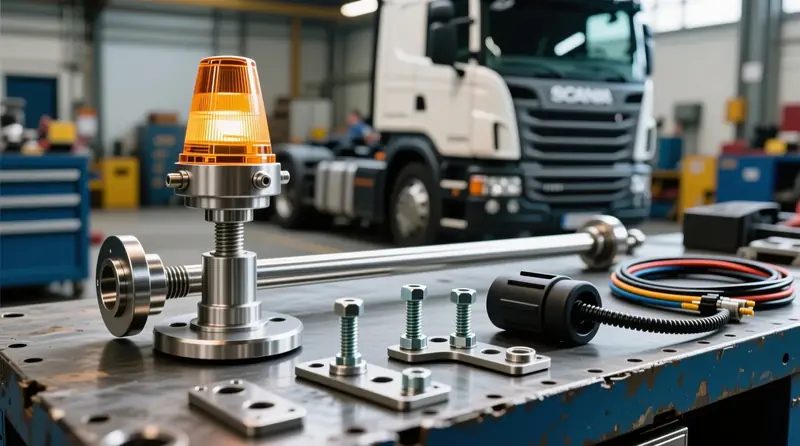 Profesionalūs švyturėlių montavimo priedai - laikiklis, tvirtinimai ir apsauginiai gaubteliai