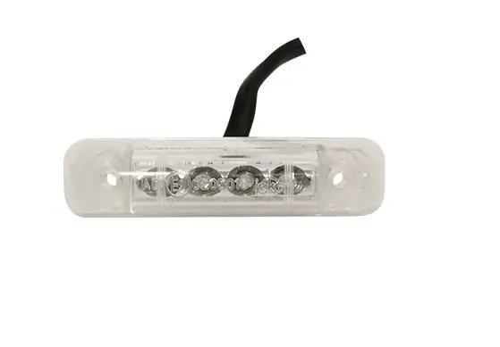 Balti LED šoniniai gabaritiniai žibintai