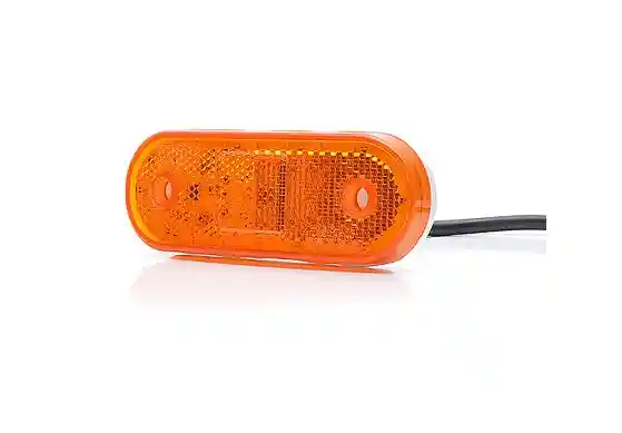 Geltoni LED šoniniai gabaritiniai žibintai