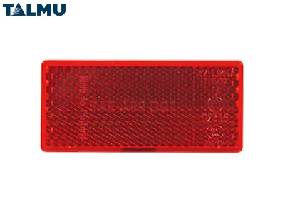TALMU Raudonas Automobilinis Atšvaitas 69x31.5mm - Klijuojamas Reflektorius - Ledbarzibintai.lt