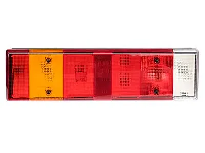 Talmu 7 funkcijų galinis kairysis žibintas su numerio apšvietimu, Schlemmer jungtimi, 24V