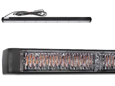 AXIXTECH LED Švyturėlių Panelė su 48 LED Gintarinės Spalvos ECE R65