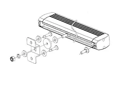 AXIXTECH HRZ6 Basic Clamp Base - Tvirtinimo pagrindas švyturėliams - Attēls 2