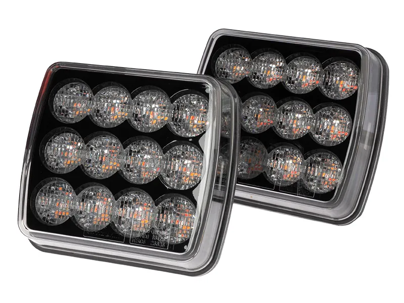 OPTIBEAM Dark Phantom Belaidis LED Galinių Žibintų Komplektas su 7-pin Jungtimi - 12-24V, IP67 - Attēls 6