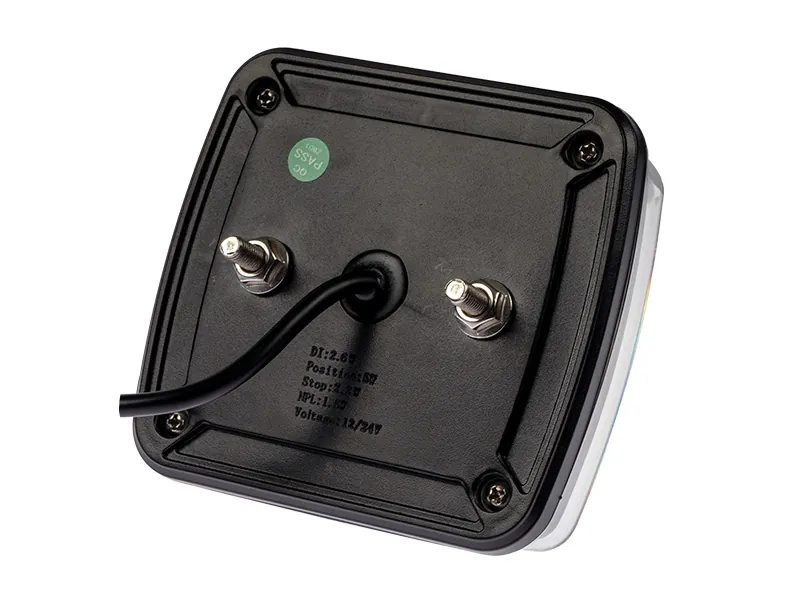 OPTIBEAM Dark Phantom LED Galinis Žibintas - Universalus 12-24V Kvadratinis Žibintas ECE R148, R10 Sertifikuotas - Attēls 5