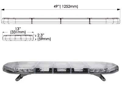 AXIXTECH LED švyturėliai Šviesos Panelė ECE R65 Klasė 1 - Ledbarzibintai.lt