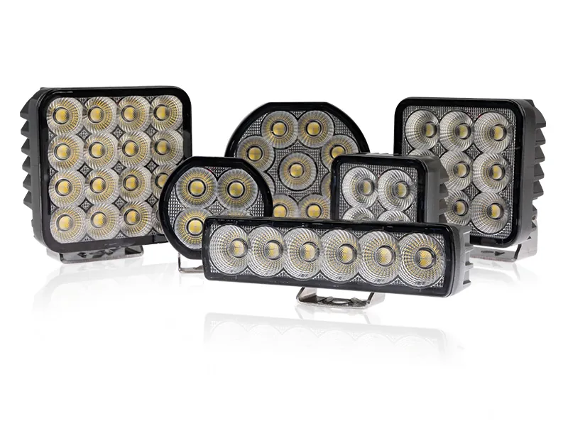 BULLPRO LED Darbo Žibintas SPECTRUM SQUARE 96 14400lm IP68 - Attēls 2