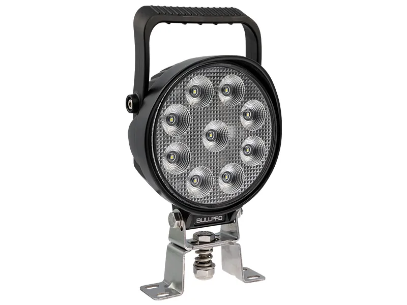 Bullpro LED Darbo Žibintas su Rankena - 9x6W, 4790lm, 9-36V, IP68, Platus Apšvietimas - Attēls 2