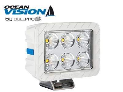 OCEAN VISION LED Darbinis Žibintas 6x20W CREE 5200lm IP69K - Ledbarzibintai.lt