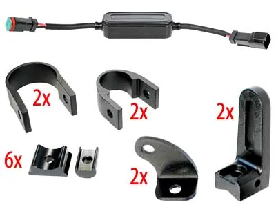 SAE LED Darbinis Žibintas Panel Pro 24900lm IP68 Pramoninis - Attēls 2