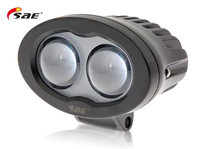 SAE LED Darbinis Žibintas Raudonas 2x3W Cree IP68 - Ledbarzibintai.lt
