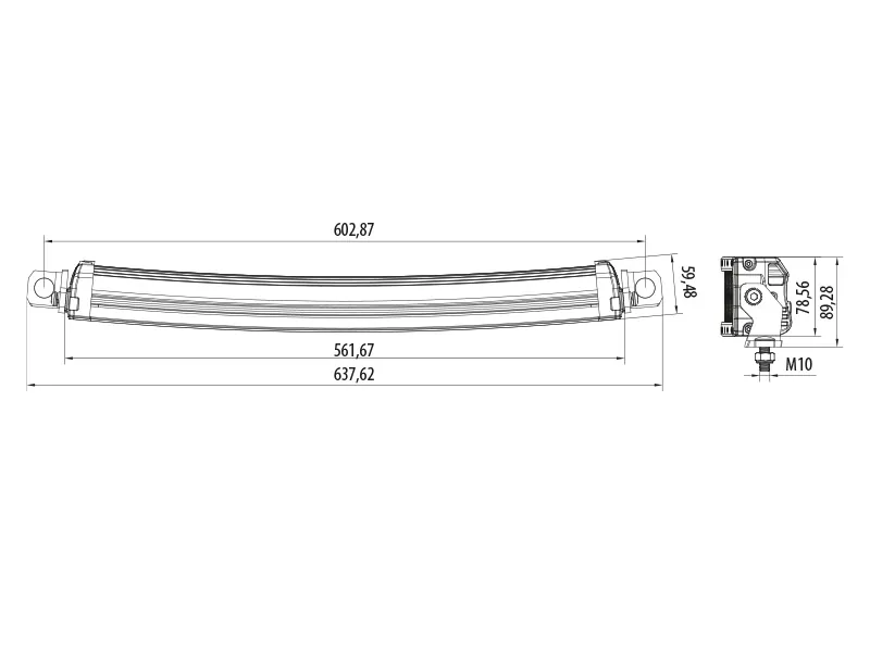 BULLPRO LED Darbo Žibintas Panel 24000lm IP67 Dviejų Eilių - Attēls 5