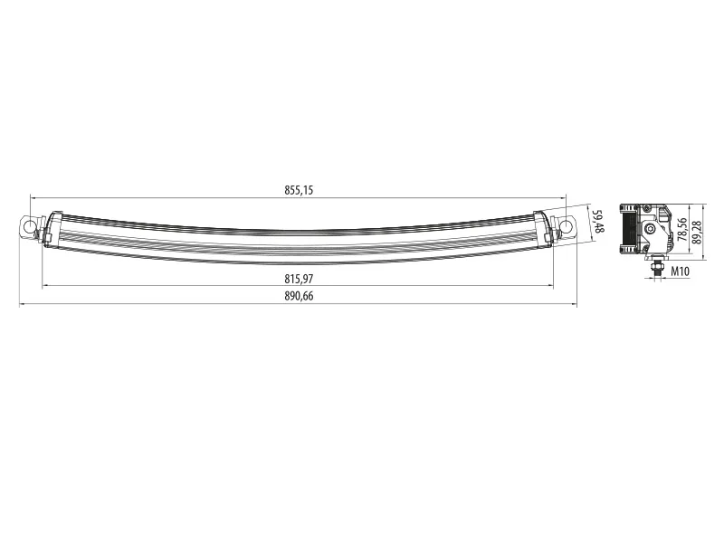 BULLPRO LED Darbo Žibintai Panelė 36000lm IP67 Dviejų Eilių - Attēls 5