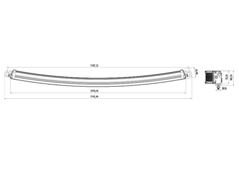 BULLPRO LED Darbo Žibintai Panelė 48000lm IP69K Dviejų Eilių - Attēls 5