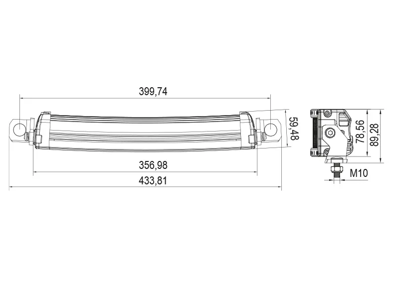 OCEAN VISION LED Darbinis Žibintas Panel 24x Osram 14400lm IP69K - Attēls 7