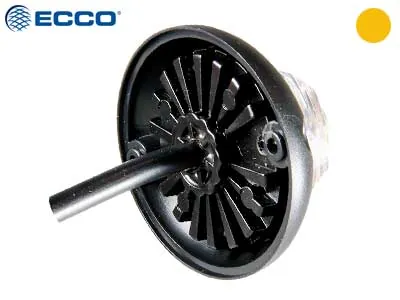 ECCO LED Horizontalus Signalinis Žibintas - Gintaro spalvos, 21 Mirksėjimo Režimų, 10-30V, IP67, R10, ECE R65 - Attēls 4