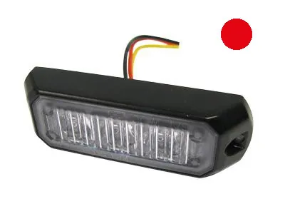 AXIXTECH LED Horizontalus Įspėjamasis Žibintas - Raudonas, Sinchronizuojamas, ECE R65, 12-24V - Ledbarzibintai.lt