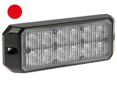 AXIXTECH LED Horizontalus Signalinės Šviesos Žibintas - Raudonas, IP67, 12-30V, 25 Blyksnio Režimai