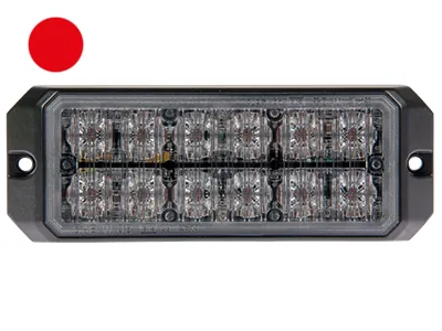 AXIXTECH LED Horizontalus Signalinės Šviesos Žibintas - Raudonas, IP67, 12-30V, 25 Blyksnio Režimai - Attēls 2