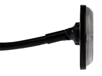 AXIXTECH LED Horizontalus Signalininis Žibintas, Gintarinė Šviesa su 25 Blyksnio Alternatyvomis, 12-24V, IP67 - Attēls 3