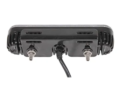 LED Horizontalus Signalinis Žibintas - Gintaro Spalvos Švyturėlis su 10 Mirksėjimo Režimų, ECE R65/R10 Sertifikuotas, IP67, 12-24V - Attēls 2