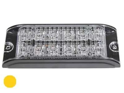 AXIXTECH LED Horizontalus Signalinių Šviesų Komplektas - 21W, 12 LED, Gintarinė spalva, 12-24V