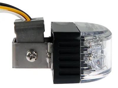 AXIXTECH LED Horizontalus Signalinis Žibintas - Gintarinė Šviesa, 16 Mirksėjimo Režimų, 12-24V IPX7 - Attēls 8