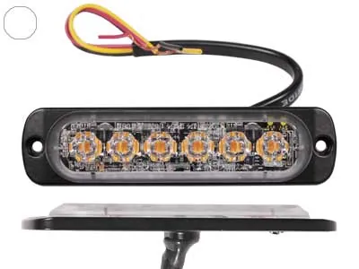 AXIXTECH LED Darbinis Žibintas Horizontalus Signalinis 6 LED IP67 - Ledbarzibintai.lt