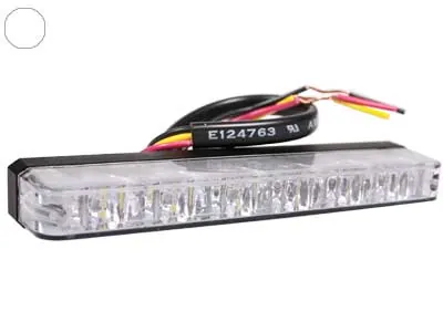 AXIXTECH LED Horizontalus Įspėjamasis Žibintas - 6 LED, 12-24V, ECE R10, SAE J595 Klasė 1