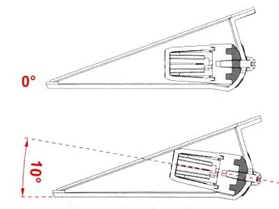 Priekinio stiklo gaubto komplektas ES6 švyturėliams, savilipės juostelės tvirtinimas, lenktas guminis pagrindas - Attēls 3