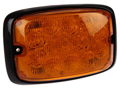 AXIXTECH LED horizontalus signalinės šviesos žibintas - 12 LED efektų, IP67 apsauga, 12-24V