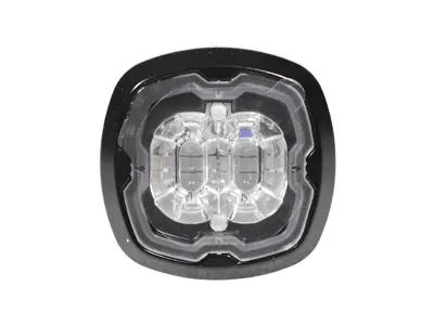 AXIXTECH LED Įspėjamasis Signalinės Šviesos Žibintas - Mėlynas LED, Aliuminio Korpusas, 12-24V, IPX7 - Attēls 2