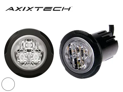 AXIXTECH LED Horizontalus Signalinės Šviesos Modulis - 3xLED, 16 Blyksnių Režimų, 12-24V, ECE R65/R10 Sertifikuotas
