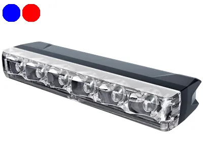 AXIXTECH LED-lighthead Dviejų Spalvų Įspėjamasis LED Žibintas, ECE R65, 12-24V, IPX8 Apsauga