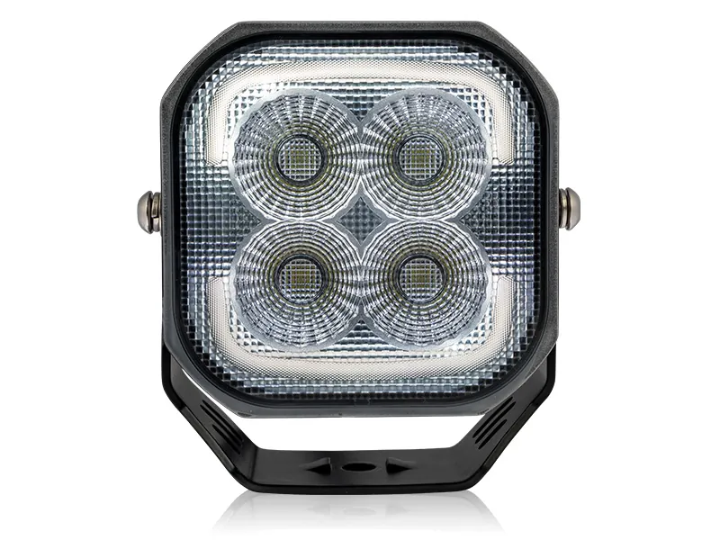 BULLPRO LED Darbo Žibintas BULLY 6000 su Pozicijos Šviesa IP69K - Attēls 7