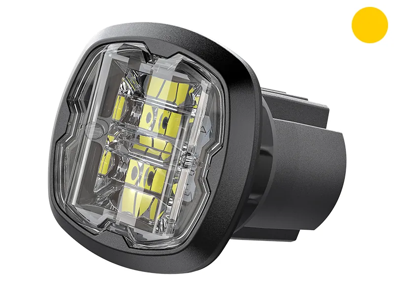 Axixtech Crown LED Įspėjamasis Žibintas - 6 LED, 12-24V, ECE R65 Cat. HT, IPX7