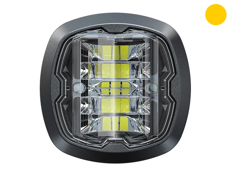 Axixtech Crown LED Įspėjamasis Žibintas - 6 LED, 12-24V, ECE R65 Cat. HT, IPX7 - Attēls 2