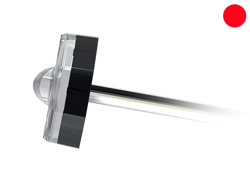 Axixtech Octa-Fit LED įspėjamasis žibintas - ECE R65 sertifikuotas, 12/24V, raudonas šviesos signalas - Attēls 3