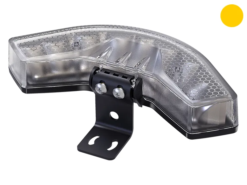 Axixtech Omni View LED įspėjamasis žibintas - ECE R65 Class 1 sertifikuotas, 12-24V, IPX7, 19W