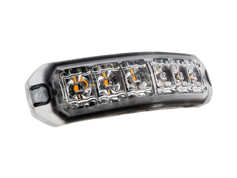 Optibeam FLEX LM6 Lankstus įspėjamasis žibintas - 12-24V, 6 galingi LED, atsparus oro sąlygoms, IP67