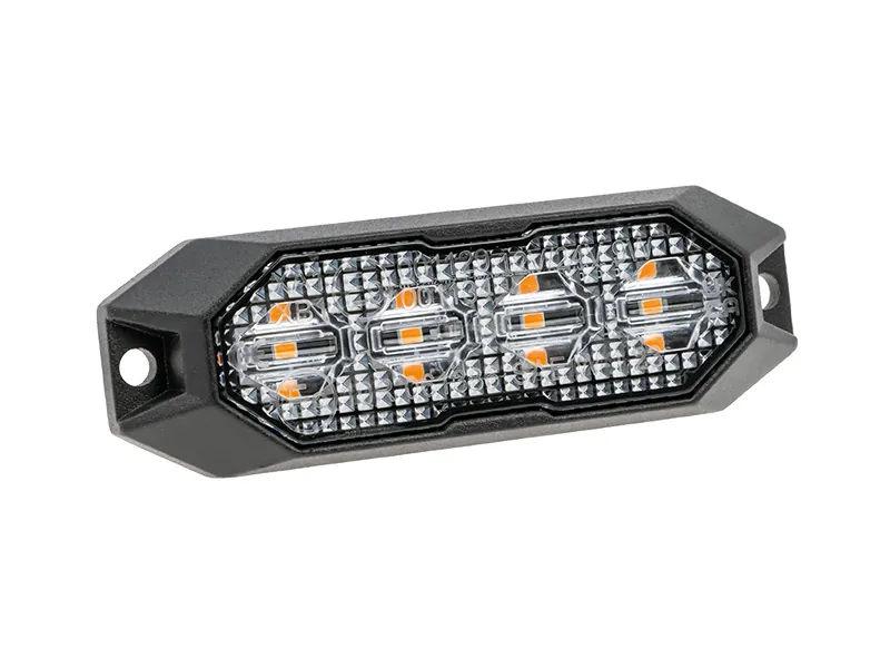 Truck Vision LED Įspėjamasis Žibintas su 4x3W LED, ECE R65, 12-24V, Ypač Patvarus